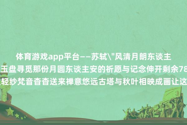 体育游戏app平台——苏轼